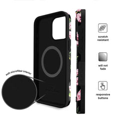 Pink Rose Floral iPhone Case