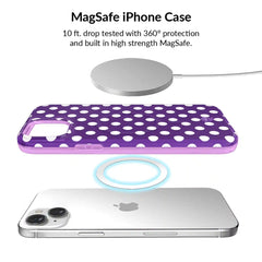 Violet Glow Polka Dot iPhone Bundle Set
