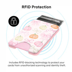 Pink Pumpkin Princess MagSafe Wallet