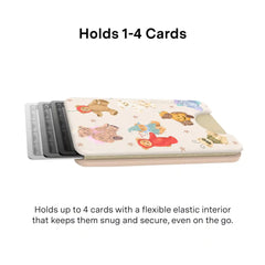 Teddy Scare Glitter MagSafe Wallet