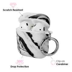 Panda Marble Airpods Case