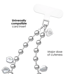 Pearl Drip Chain Phone Charm