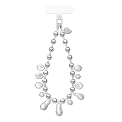 Pearl Drip Chain Phone Charm
