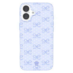 Lovely Blue Bows iPhone Case