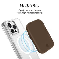 Espresso Brown Portable MagSafe Charger Power Pack