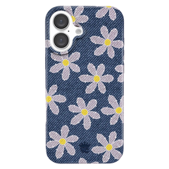 Denim Daisy iPhone Case