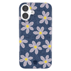 Denim Daisy iPhone Case