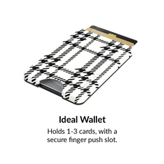 Houndstooth Sweater MagSafe Wallet