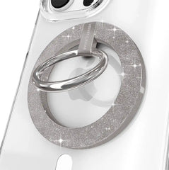 Grey Stardust Glitter MagSafe Grip Ring