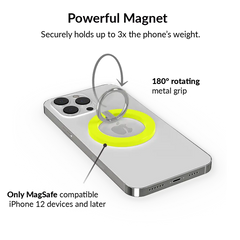 Neon Yellow MagSafe Grip Ring