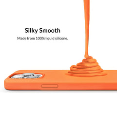 Bright Orange Silicone iPhone Case