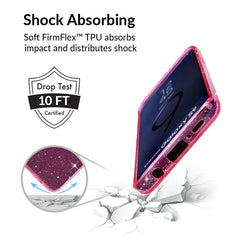 Pink Stardust Glitter Samsung Case