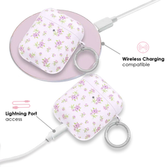 Dainty Lilac Floral AirPod Case