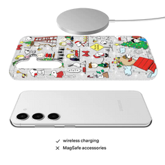 Snoopy Christmas Glitter Samsung Case