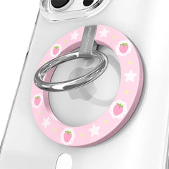 Strawberry Macaron MagSafe Grip Ring
