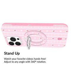 Strawberry Macaron MagSafe Grip Ring