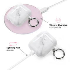 Carrara Marble AirPod Case